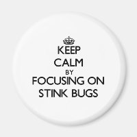 Ruhe behalten, indem man sich auf Stink Bugs konze