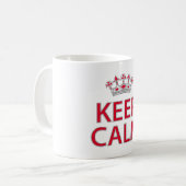 Ruhe behalten kaffeetasse (Vorderseite Links)