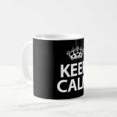 Ruhe behalten kaffeetasse (Vorderseite Links)