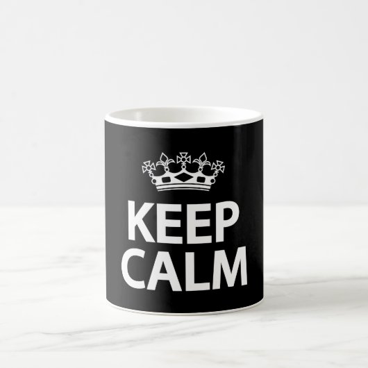 Ruhe behalten kaffeetasse (Mittel)