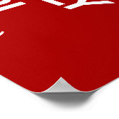 Ruhe behalten Nur Pi (Pi = 3.142) Poster (Ecke)