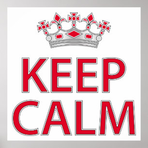 Ruhe behalten poster