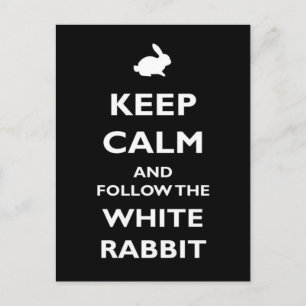 Ruhe behalten postkarte