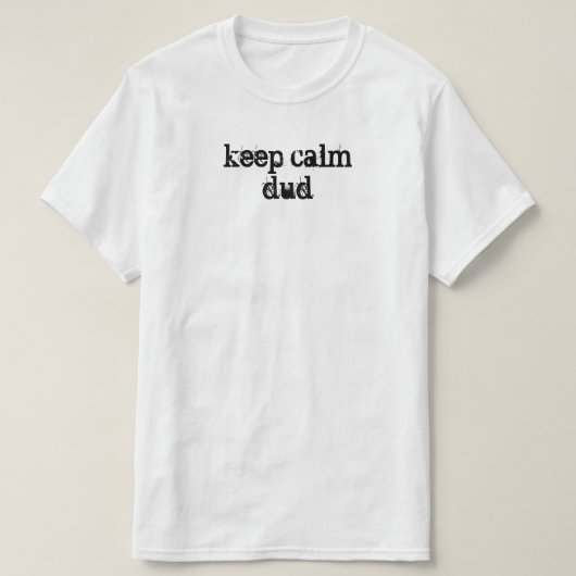 Ruhe behalten T-Shirt (Design vorne)