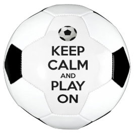 Ruhe behalten und abspielen fußball