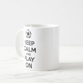 Ruhe behalten und abspielen kaffeetasse (Vorderseite Links)