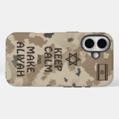 Ruhe behalten und Aliyah machen - Wüste Case-Mate iPhone Hülle (Rückseite (Horizontal))