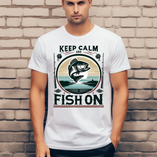 Ruhe behalten und am T - Shirt fischen