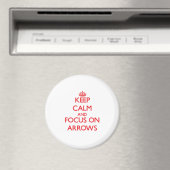 Ruhe behalten und ARROWS im Mittelpunkt Magnet (In Situ (Geschirrspüler))