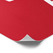 Ruhe behalten und Art Poster erstellen (Ecke)