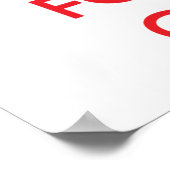 Ruhe behalten und auf Grillen ausgerichtet Poster (Ecke)