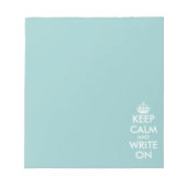 Ruhe behalten und auf Notizblöcke schreiben | Schr (Vorderseite)