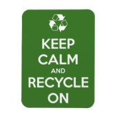 Ruhe behalten und auf Premium Flexi Magnet Gerecyc (Vertikal)