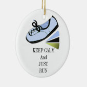 Ruhe behalten und ausführen keramikornament (Rechts)