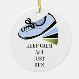 Ruhe behalten und ausführen keramikornament