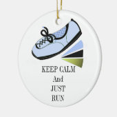 Ruhe behalten und ausführen keramikornament (Links)