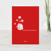 Ruhe behalten und Besetzt aussehen (beliebig) Karte (Rückseite)