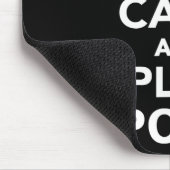 Ruhe behalten und Billard spielen Mousepad (Ecke)