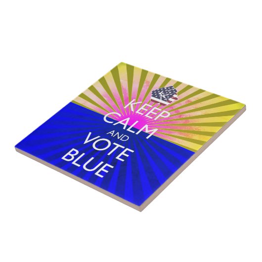 Ruhe behalten und blau wählen fliese (Seite)