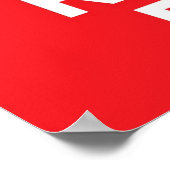 Ruhe behalten und Buch lesen Poster (Ecke)