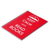 Ruhe behalten und Bücher gelesen (Linke Seite)