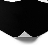 Ruhe behalten und Code auf Poster (Ecke)