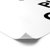Ruhe behalten und Cricket spielen Poster (Ecke)