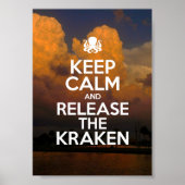 Ruhe behalten und das Kraken-Poster loslassen Poster (Vorne)