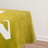 Ruhe behalten und das ukrainische Emblem-Trident w Tischdecke (Beispiel)