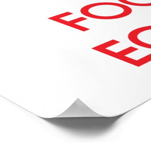 Ruhe behalten und den Schwerpunkt auf die Wirtscha Poster (Ecke)