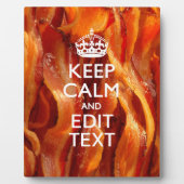 Ruhe behalten und den Text auf Größe wiederherstel Fotoplatte (Vorderseite)