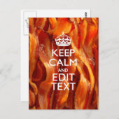 Ruhe behalten und den Text auf Größe wiederherstel Postkarte (Vorne/Hinten)