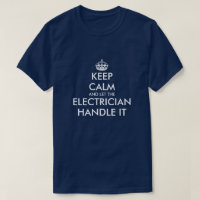 Ruhe behalten und der Elektriker gelassen damit ko