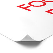 Ruhe behalten und Diabetes im Mittelpunkt Poster (Ecke)