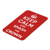 Ruhe behalten und die Krone zerschlagen Magnet (Linke Seite)