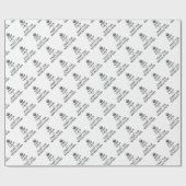 Ruhe behalten und die Revolution zu starten Geschenkpapier (Flach)