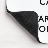 Ruhe behalten und die Revolution zu starten Mousepad (Ecke)