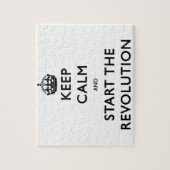 Ruhe behalten und die Revolution zu starten Puzzle (Vertikal)