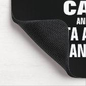 Ruhe behalten und ein Datenanalyst gelassen Mousepad (Ecke)