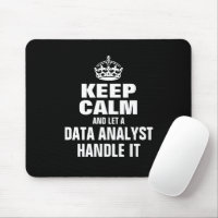 Ruhe behalten und ein Datenanalyst gelassen