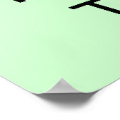 Ruhe behalten und ein Taco-Plakat haben Poster (Ecke)