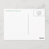 Ruhe behalten und eine Aquamarine Postkarte erstel (Rückseite)