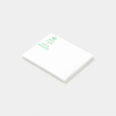 Ruhe behalten und eine Massage erhalten Post-it Klebezettel (angewinkelt)