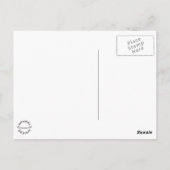 Ruhe behalten und eine Postkarte essen (Rückseite)