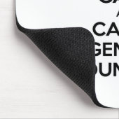 Ruhe behalten und einen genetischen Berater anrufe Mousepad (Ecke)