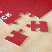 Ruhe behalten und einen großen Stick tragen Puzzle (Seite)