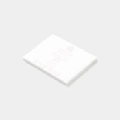 Ruhe behalten und einkaufen gehen post-it klebezettel (angewinkelt)