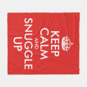 Ruhe behalten und einwickeln fleecedecke (Vorderseite (Horizontal))