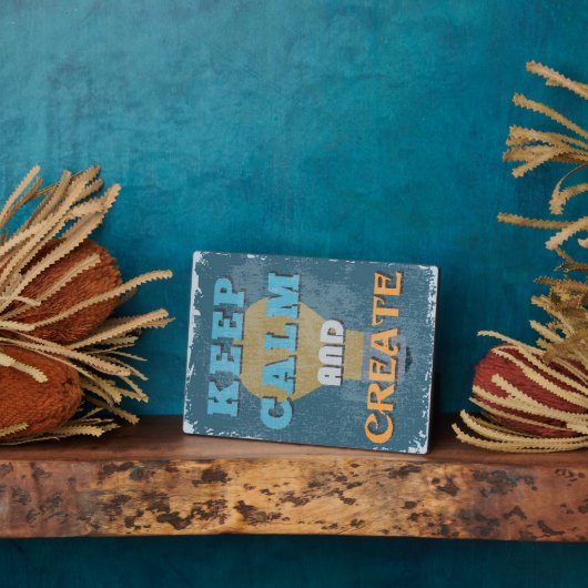 Ruhe behalten und erstellen fotoplatte (Seite)