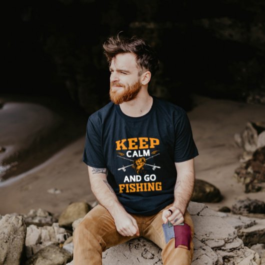 Ruhe behalten und fischen gehen T-Shirt